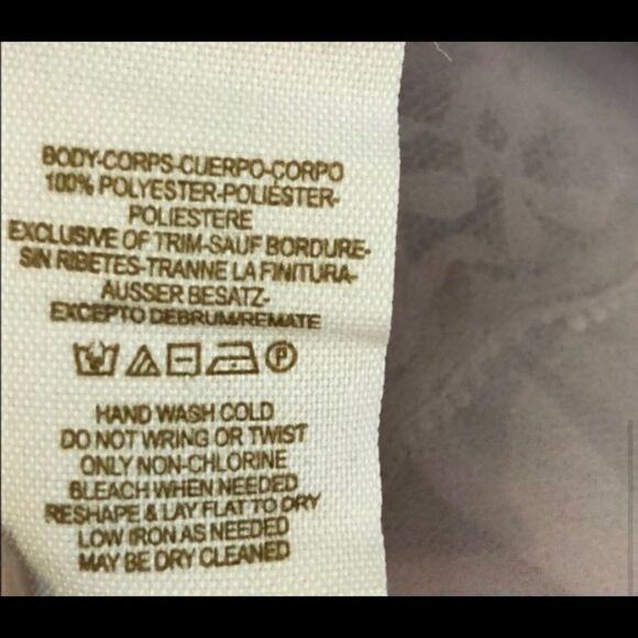 FREE PEOPLE MARQUEE BOW TIE LACE BLOUSE BABY PINK - Picture 5 of 5